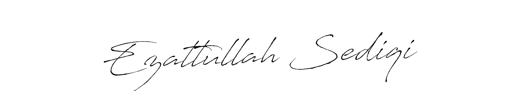 Make a short Ezattullah Sediqi signature style. Manage your documents anywhere anytime using Antro_Vectra. Create and add eSignatures, submit forms, share and send files easily. Ezattullah Sediqi signature style 6 images and pictures png