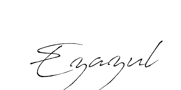 Also You can easily find your signature by using the search form. We will create Ezazul name handwritten signature images for you free of cost using Antro_Vectra sign style. Ezazul signature style 6 images and pictures png