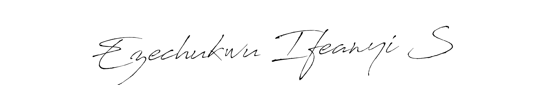 Also we have Ezechukwu Ifeanyi S name is the best signature style. Create professional handwritten signature collection using Antro_Vectra autograph style. Ezechukwu Ifeanyi S signature style 6 images and pictures png