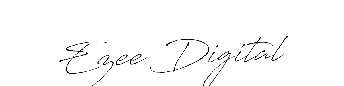 Also we have Ezee Digital name is the best signature style. Create professional handwritten signature collection using Antro_Vectra autograph style. Ezee Digital signature style 6 images and pictures png