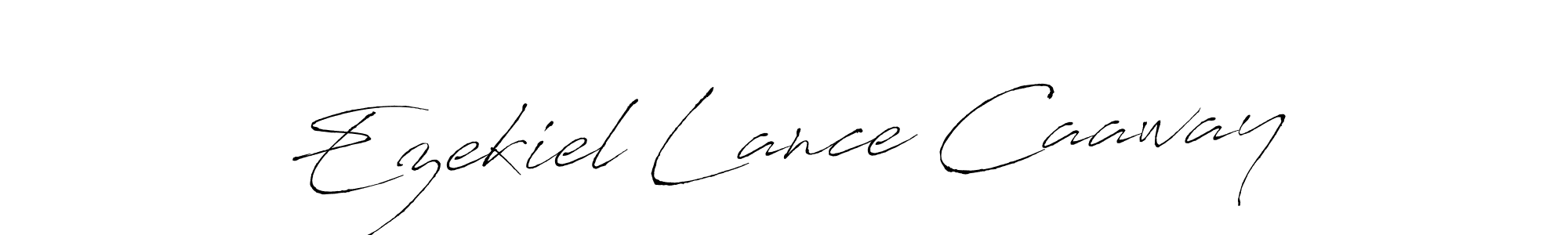 Once you've used our free online signature maker to create your best signature Antro_Vectra style, it's time to enjoy all of the benefits that Ezekiel Lance Caaway name signing documents. Ezekiel Lance Caaway signature style 6 images and pictures png