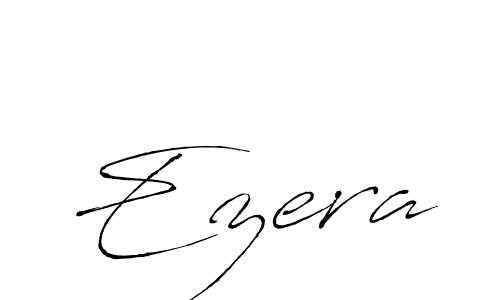 Create a beautiful signature design for name Ezera. With this signature (Antro_Vectra) fonts, you can make a handwritten signature for free. Ezera signature style 6 images and pictures png
