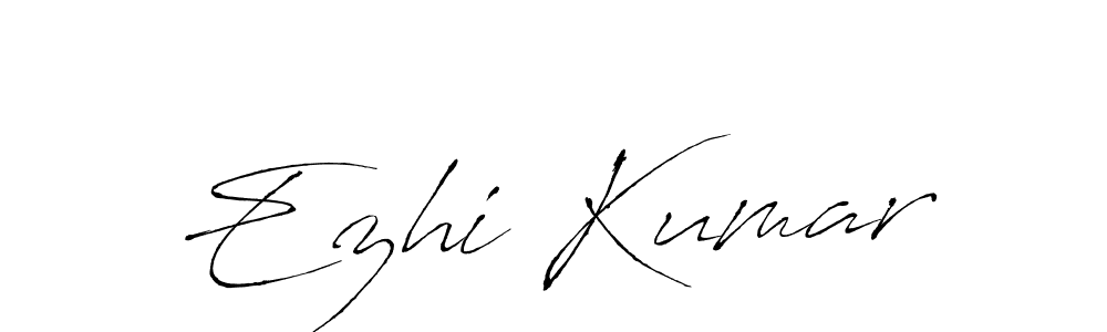 This is the best signature style for the Ezhi Kumar name. Also you like these signature font (Antro_Vectra). Mix name signature. Ezhi Kumar signature style 6 images and pictures png