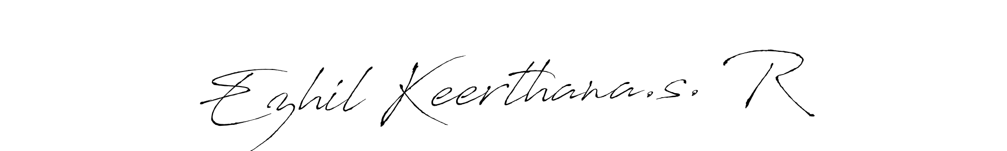 Similarly Antro_Vectra is the best handwritten signature design. Signature creator online .You can use it as an online autograph creator for name Ezhil Keerthana.s. R. Ezhil Keerthana.s. R signature style 6 images and pictures png