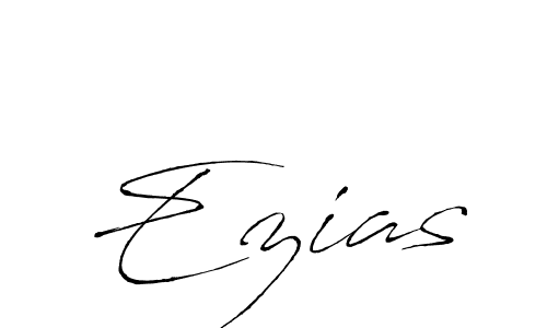 How to make Ezias signature? Antro_Vectra is a professional autograph style. Create handwritten signature for Ezias name. Ezias signature style 6 images and pictures png