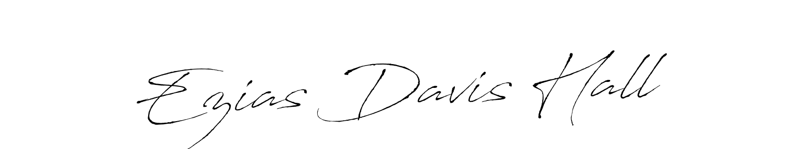 Design your own signature with our free online signature maker. With this signature software, you can create a handwritten (Antro_Vectra) signature for name Ezias Davis Hall. Ezias Davis Hall signature style 6 images and pictures png