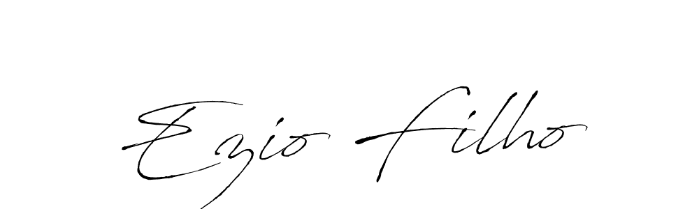 Ezio Filho stylish signature style. Best Handwritten Sign (Antro_Vectra) for my name. Handwritten Signature Collection Ideas for my name Ezio Filho. Ezio Filho signature style 6 images and pictures png