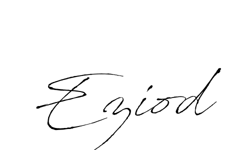 Design your own signature with our free online signature maker. With this signature software, you can create a handwritten (Antro_Vectra) signature for name Eziod. Eziod signature style 6 images and pictures png