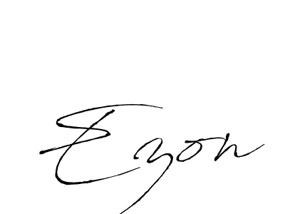 Similarly Antro_Vectra is the best handwritten signature design. Signature creator online .You can use it as an online autograph creator for name Ezon. Ezon signature style 6 images and pictures png