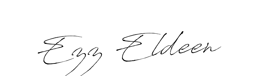 Create a beautiful signature design for name Ezz Eldeen. With this signature (Antro_Vectra) fonts, you can make a handwritten signature for free. Ezz Eldeen signature style 6 images and pictures png