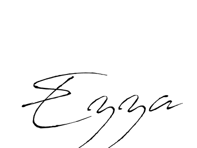 How to make Ezza signature? Antro_Vectra is a professional autograph style. Create handwritten signature for Ezza name. Ezza signature style 6 images and pictures png