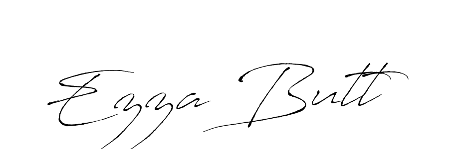 Create a beautiful signature design for name Ezza Butt. With this signature (Antro_Vectra) fonts, you can make a handwritten signature for free. Ezza Butt signature style 6 images and pictures png