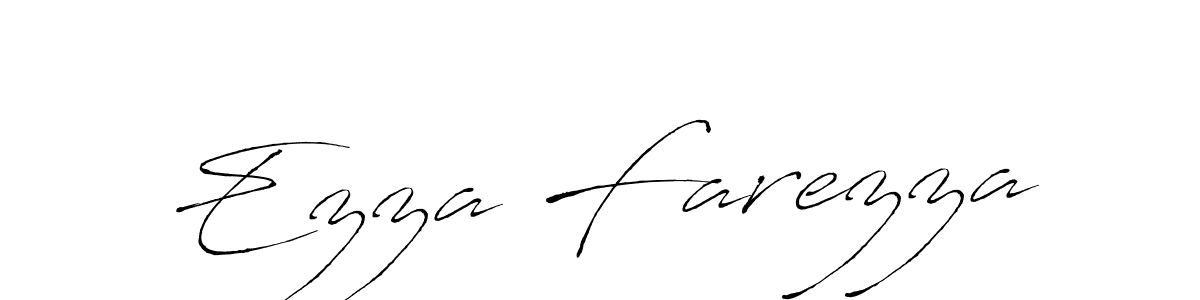 Ezza Farezza stylish signature style. Best Handwritten Sign (Antro_Vectra) for my name. Handwritten Signature Collection Ideas for my name Ezza Farezza. Ezza Farezza signature style 6 images and pictures png