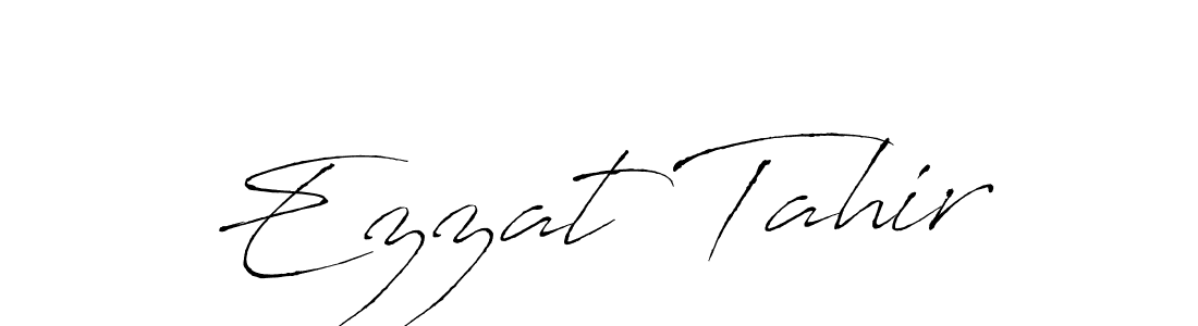 Design your own signature with our free online signature maker. With this signature software, you can create a handwritten (Antro_Vectra) signature for name Ezzat Tahir. Ezzat Tahir signature style 6 images and pictures png