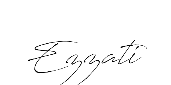 Create a beautiful signature design for name Ezzati. With this signature (Antro_Vectra) fonts, you can make a handwritten signature for free. Ezzati signature style 6 images and pictures png