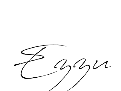 Design your own signature with our free online signature maker. With this signature software, you can create a handwritten (Antro_Vectra) signature for name Ezzu. Ezzu signature style 6 images and pictures png