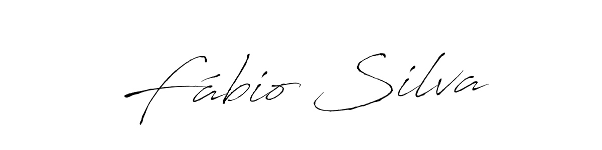 Fábio Silva stylish signature style. Best Handwritten Sign (Antro_Vectra) for my name. Handwritten Signature Collection Ideas for my name Fábio Silva. Fábio Silva signature style 6 images and pictures png