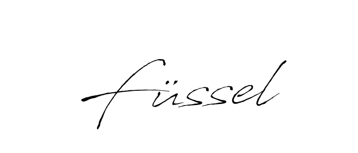 Create a beautiful signature design for name Füssel. With this signature (Antro_Vectra) fonts, you can make a handwritten signature for free. Füssel signature style 6 images and pictures png