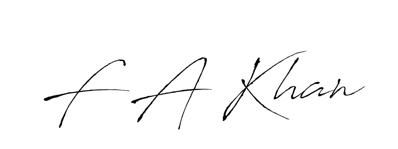 How to make F A Khan signature? Antro_Vectra is a professional autograph style. Create handwritten signature for F A Khan name. F A Khan signature style 6 images and pictures png