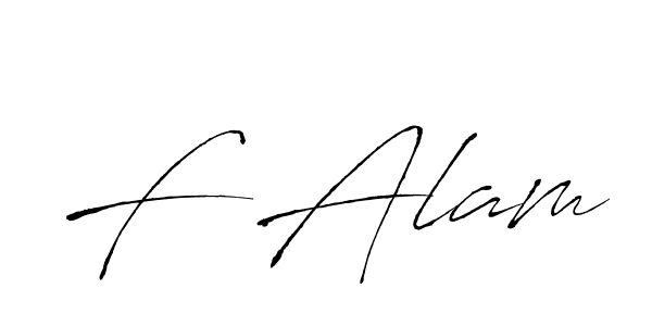 Also You can easily find your signature by using the search form. We will create F Alam name handwritten signature images for you free of cost using Antro_Vectra sign style. F Alam signature style 6 images and pictures png