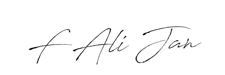 Also we have F Ali Jan name is the best signature style. Create professional handwritten signature collection using Antro_Vectra autograph style. F Ali Jan signature style 6 images and pictures png