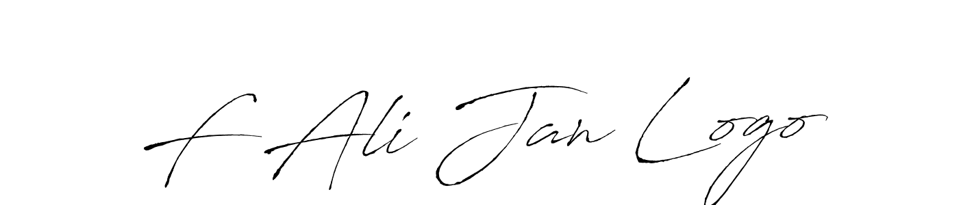 Also You can easily find your signature by using the search form. We will create F Ali Jan Logo name handwritten signature images for you free of cost using Antro_Vectra sign style. F Ali Jan Logo signature style 6 images and pictures png