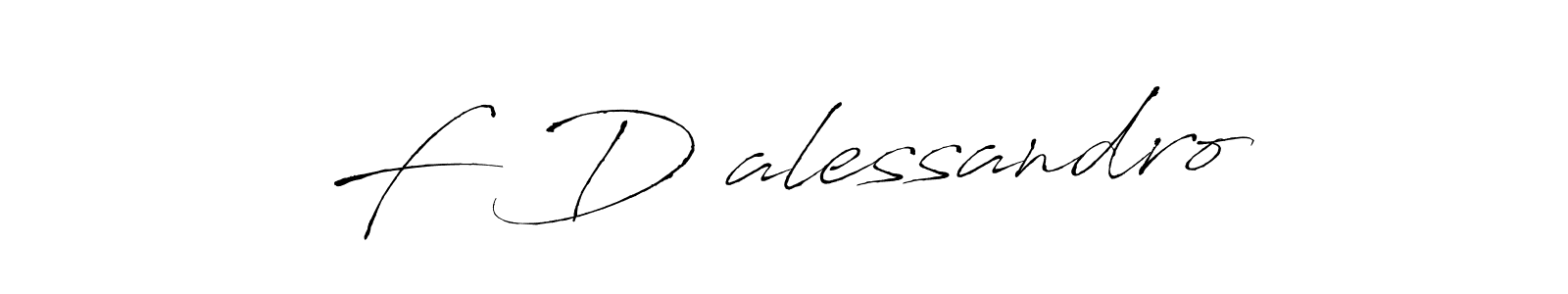 Also we have F D’alessandro name is the best signature style. Create professional handwritten signature collection using Antro_Vectra autograph style. F D’alessandro signature style 6 images and pictures png