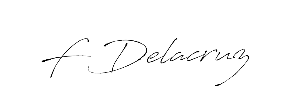 Similarly Antro_Vectra is the best handwritten signature design. Signature creator online .You can use it as an online autograph creator for name F Delacruz. F Delacruz signature style 6 images and pictures png