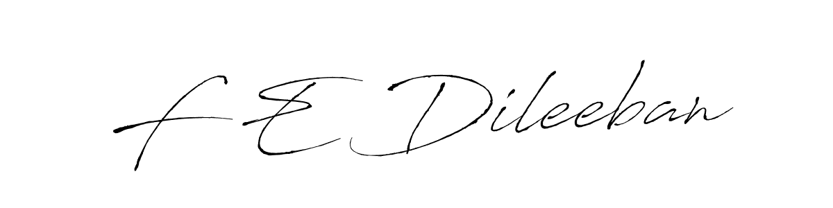 How to Draw F E Dileeban signature style? Antro_Vectra is a latest design signature styles for name F E Dileeban. F E Dileeban signature style 6 images and pictures png