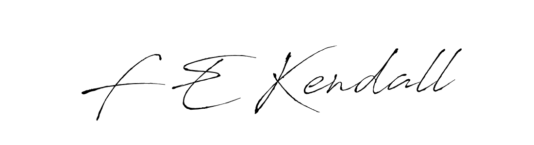 if you are searching for the best signature style for your name F E Kendall. so please give up your signature search. here we have designed multiple signature styles  using Antro_Vectra. F E Kendall signature style 6 images and pictures png