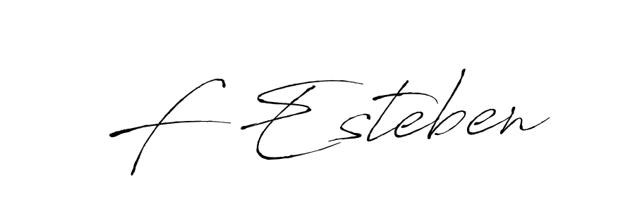 Make a beautiful signature design for name F Esteben. Use this online signature maker to create a handwritten signature for free. F Esteben signature style 6 images and pictures png