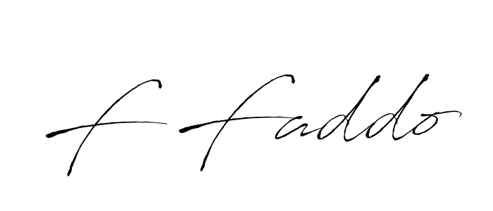 Make a beautiful signature design for name F Faddo. With this signature (Antro_Vectra) style, you can create a handwritten signature for free. F Faddo signature style 6 images and pictures png