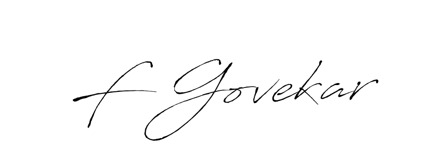 You should practise on your own different ways (Antro_Vectra) to write your name (F Govekar) in signature. don't let someone else do it for you. F Govekar signature style 6 images and pictures png