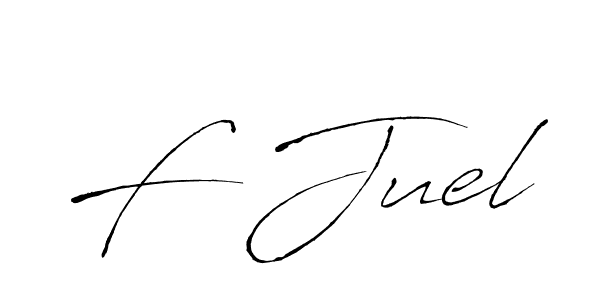 How to make F Juel name signature. Use Antro_Vectra style for creating short signs online. This is the latest handwritten sign. F Juel signature style 6 images and pictures png