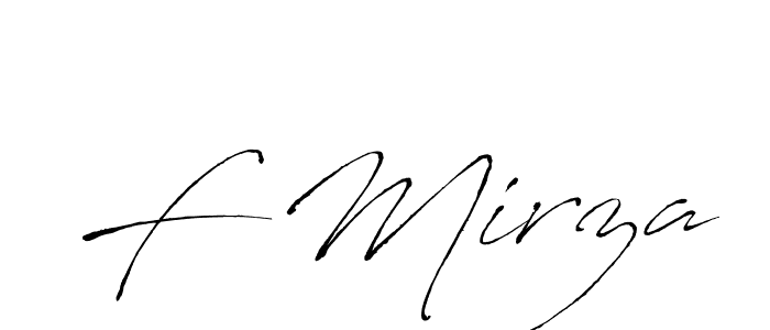 Once you've used our free online signature maker to create your best signature Antro_Vectra style, it's time to enjoy all of the benefits that F Mirza name signing documents. F Mirza signature style 6 images and pictures png