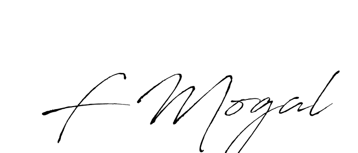 How to make F Mogal name signature. Use Antro_Vectra style for creating short signs online. This is the latest handwritten sign. F Mogal signature style 6 images and pictures png