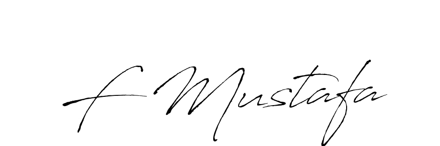 How to Draw F Mustafa signature style? Antro_Vectra is a latest design signature styles for name F Mustafa. F Mustafa signature style 6 images and pictures png