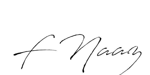 if you are searching for the best signature style for your name F Naaz. so please give up your signature search. here we have designed multiple signature styles  using Antro_Vectra. F Naaz signature style 6 images and pictures png