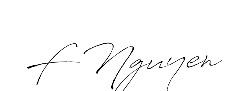 You should practise on your own different ways (Antro_Vectra) to write your name (F Nguyen) in signature. don't let someone else do it for you. F Nguyen signature style 6 images and pictures png