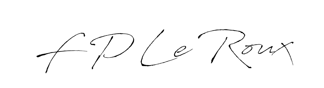 Use a signature maker to create a handwritten signature online. With this signature software, you can design (Antro_Vectra) your own signature for name F P Le Roux. F P Le Roux signature style 6 images and pictures png