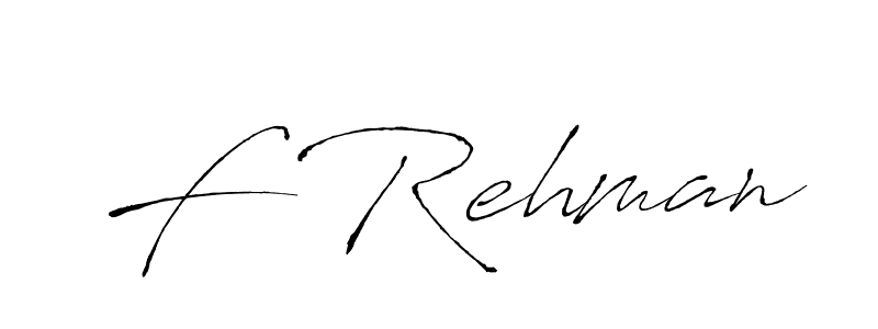 Make a beautiful signature design for name F Rehman. Use this online signature maker to create a handwritten signature for free. F Rehman signature style 6 images and pictures png
