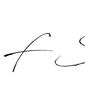 Use a signature maker to create a handwritten signature online. With this signature software, you can design (Antro_Vectra) your own signature for name F S. F S signature style 6 images and pictures png