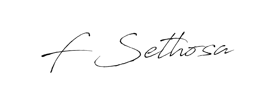 if you are searching for the best signature style for your name F Sethosa. so please give up your signature search. here we have designed multiple signature styles  using Antro_Vectra. F Sethosa signature style 6 images and pictures png