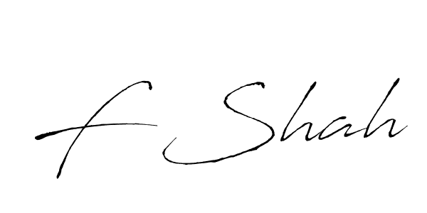 Use a signature maker to create a handwritten signature online. With this signature software, you can design (Antro_Vectra) your own signature for name F Shah. F Shah signature style 6 images and pictures png