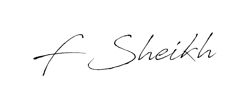 Make a beautiful signature design for name F Sheikh. Use this online signature maker to create a handwritten signature for free. F Sheikh signature style 6 images and pictures png