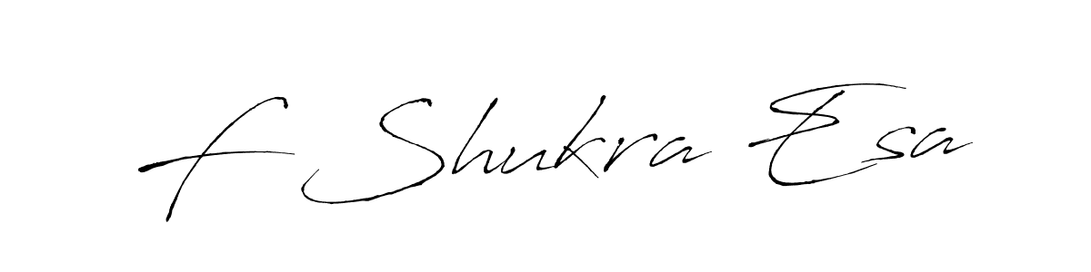 You should practise on your own different ways (Antro_Vectra) to write your name (F Shukra Esa) in signature. don't let someone else do it for you. F Shukra Esa signature style 6 images and pictures png