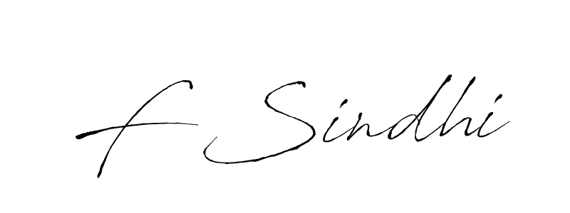 Make a beautiful signature design for name F Sindhi. With this signature (Antro_Vectra) style, you can create a handwritten signature for free. F Sindhi signature style 6 images and pictures png