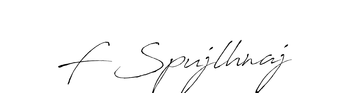 Also we have F Spujlhnaj name is the best signature style. Create professional handwritten signature collection using Antro_Vectra autograph style. F Spujlhnaj signature style 6 images and pictures png