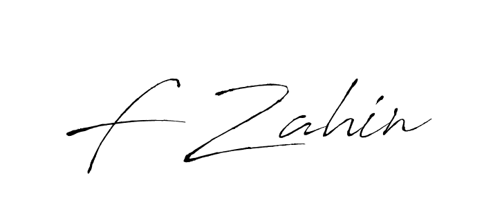 Also You can easily find your signature by using the search form. We will create F Zahin name handwritten signature images for you free of cost using Antro_Vectra sign style. F Zahin signature style 6 images and pictures png