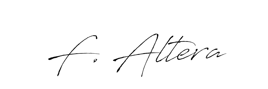 Also You can easily find your signature by using the search form. We will create F. Altera name handwritten signature images for you free of cost using Antro_Vectra sign style. F. Altera signature style 6 images and pictures png